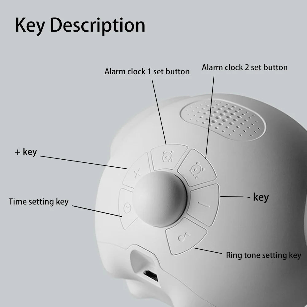 Cute Expression Alarm Clock