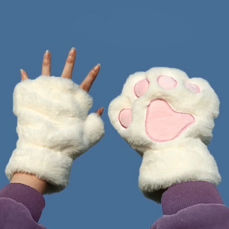 Cute Cat Claw Paw Gloves