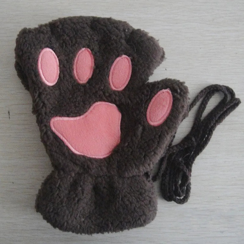 Cute Cat Claw Paw Gloves