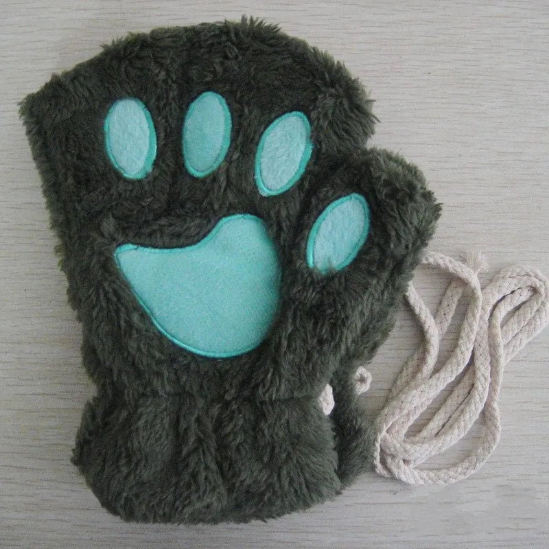 Cute Cat Claw Paw Gloves