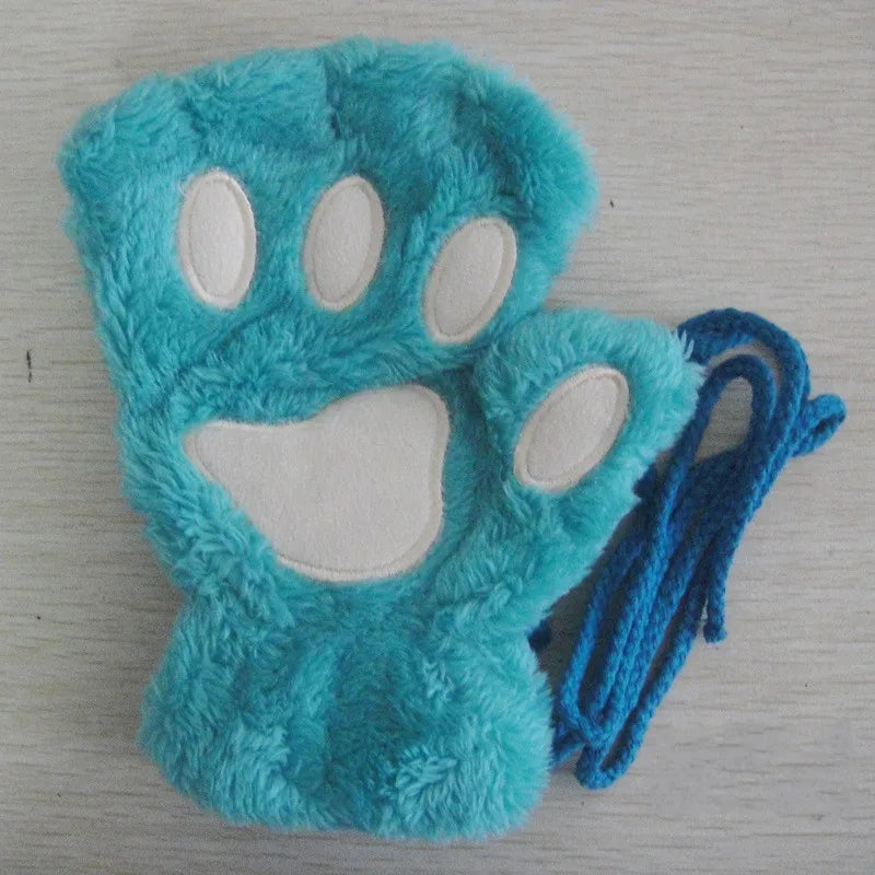 Cute Cat Claw Paw Gloves