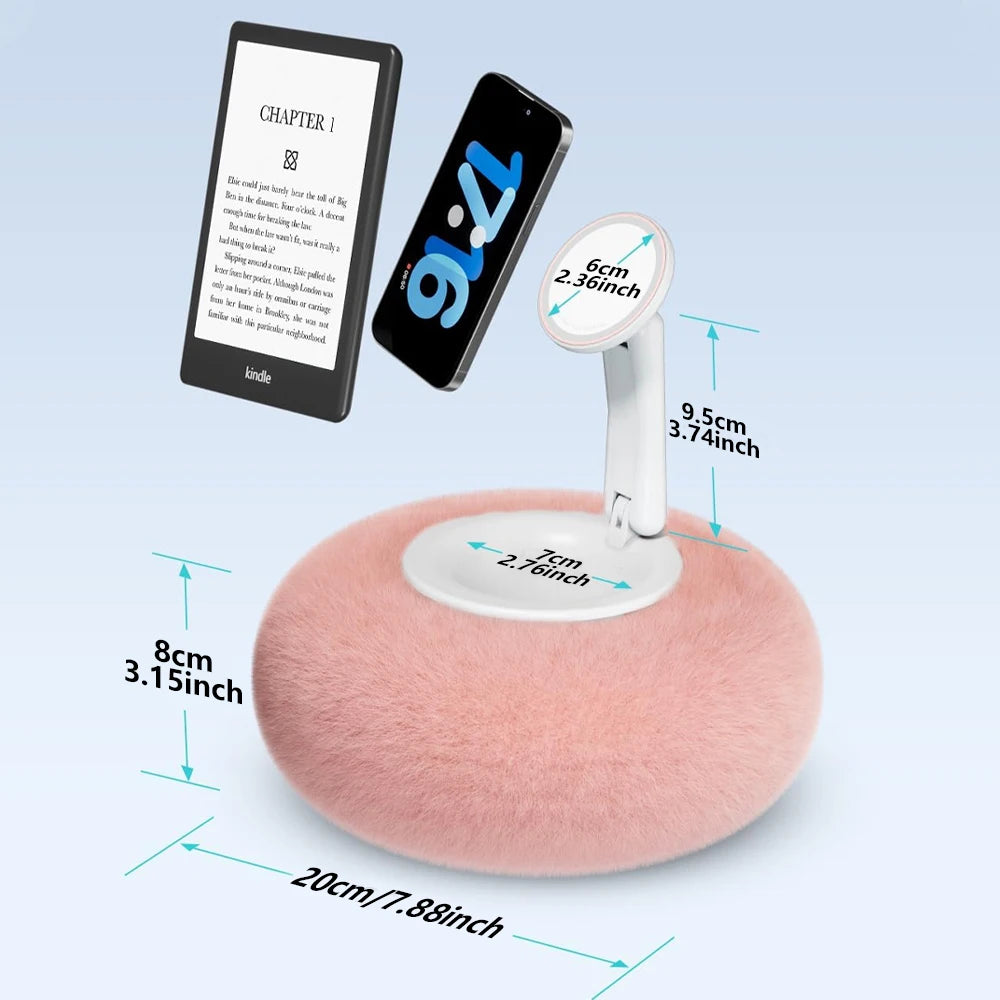 Plush Pillow Magnetic Phone Bracket