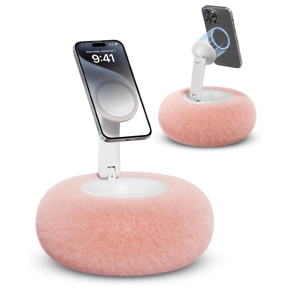 Plush Pillow Magnetic Phone Bracket