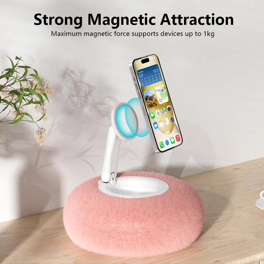 Plush Pillow Magnetic Phone Bracket