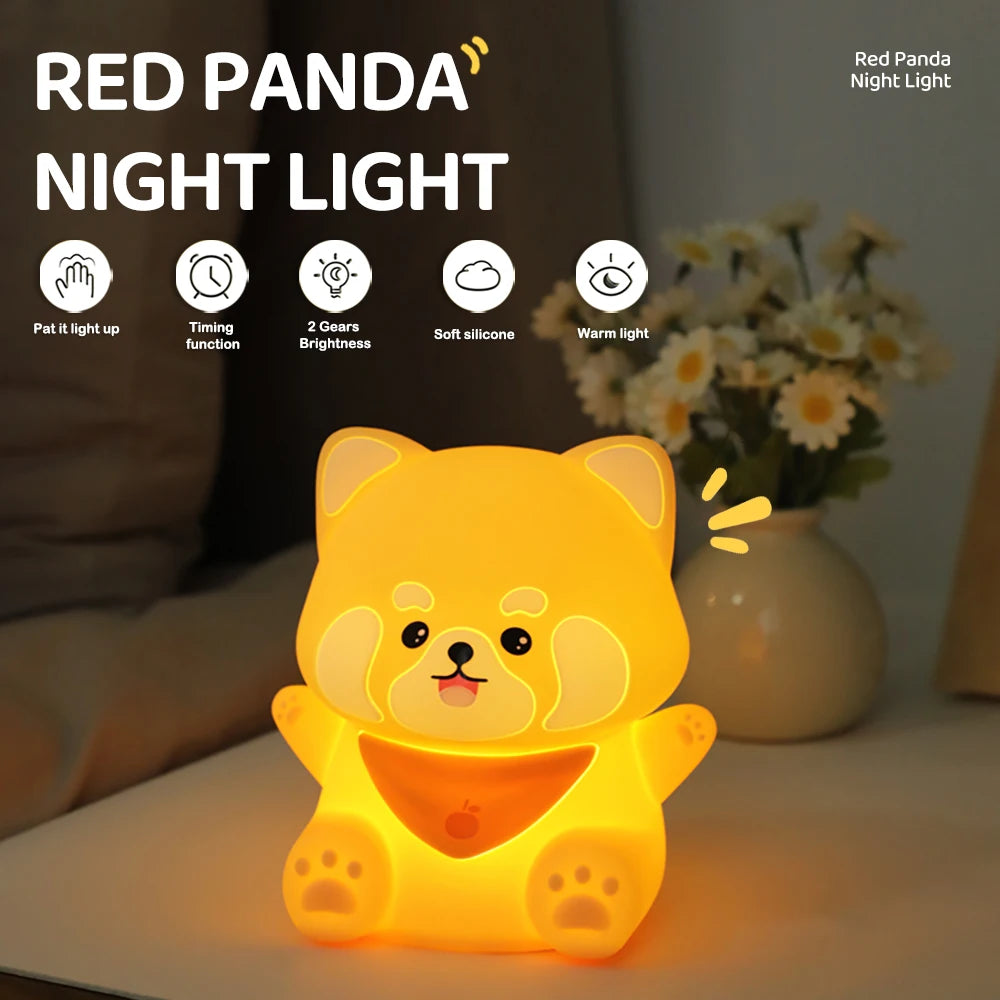 Cute LED Night Lights Silicone Lamp