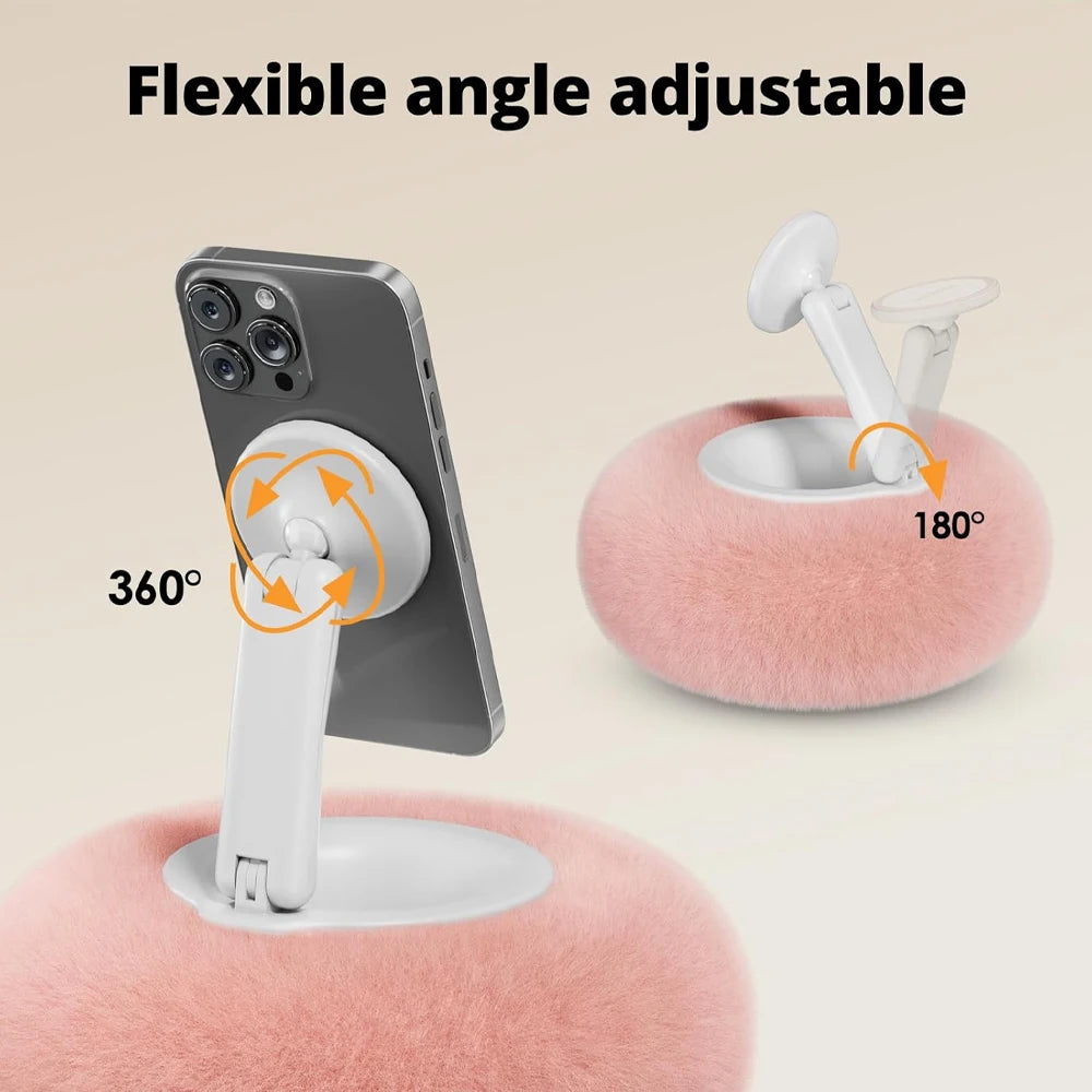 Plush Pillow Magnetic Phone Bracket