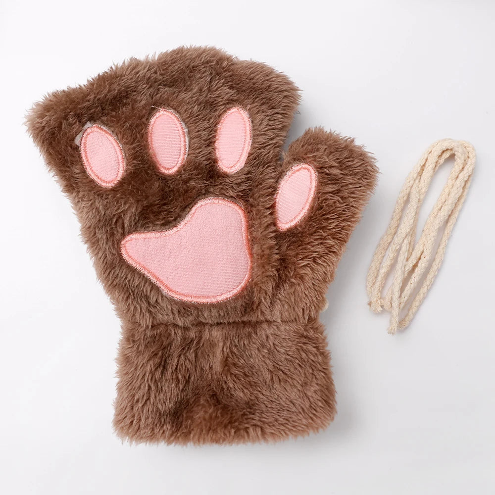 Cute Cat Claw Paw Gloves