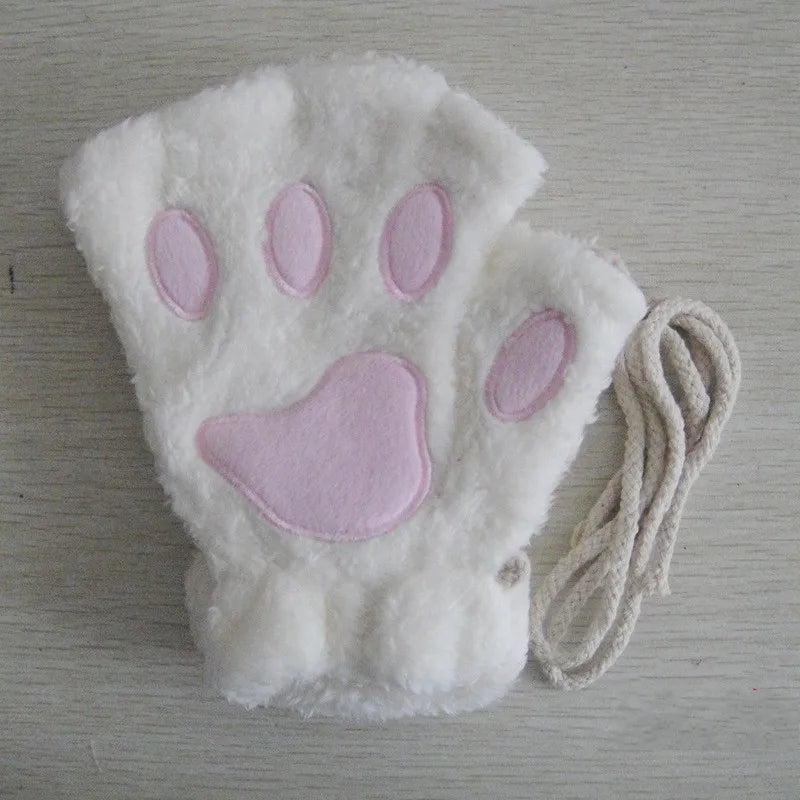 Cute Cat Claw Paw Gloves