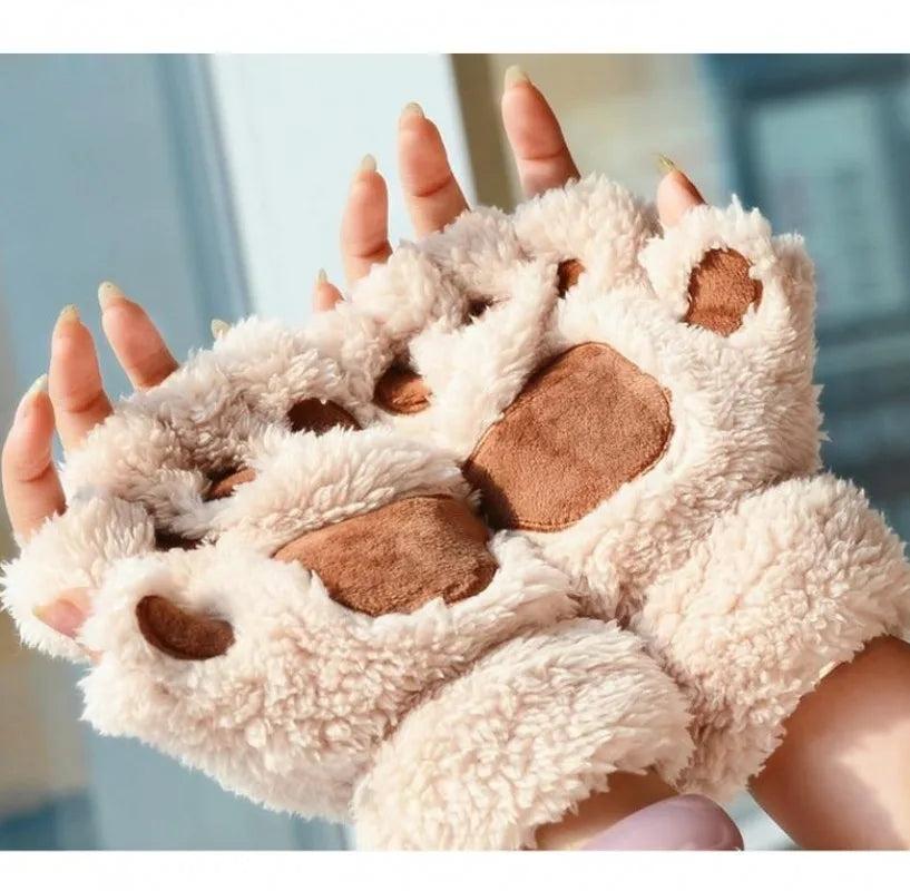 Cute Cat Claw Paw Gloves