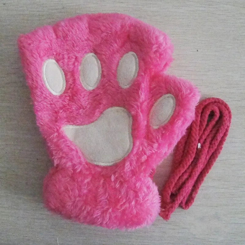 Cute Cat Claw Paw Gloves